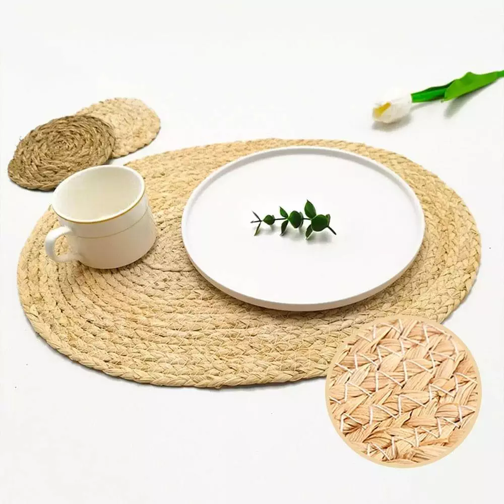 Brown Wicker Placemats for home table | The Wicker Home®