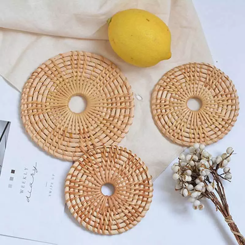 circle wicker placemats 812