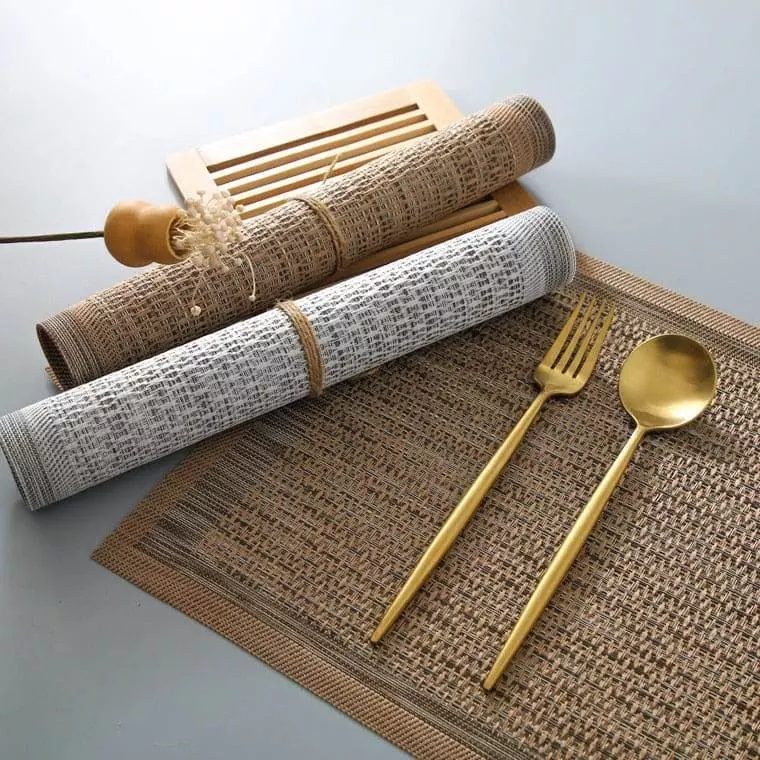 rectangle wicker placemats 168