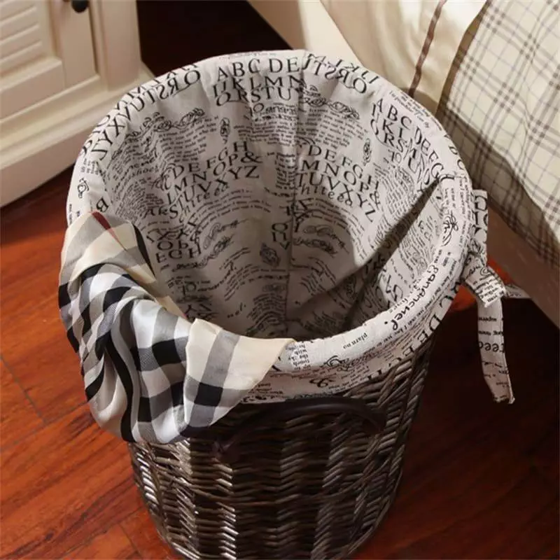 traditional wicker laundry basket 399