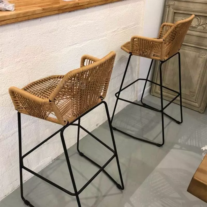 Our Wicker Bar Stools For Your Home The Wicker Home   Wicker Bar Stools With Backs 716 