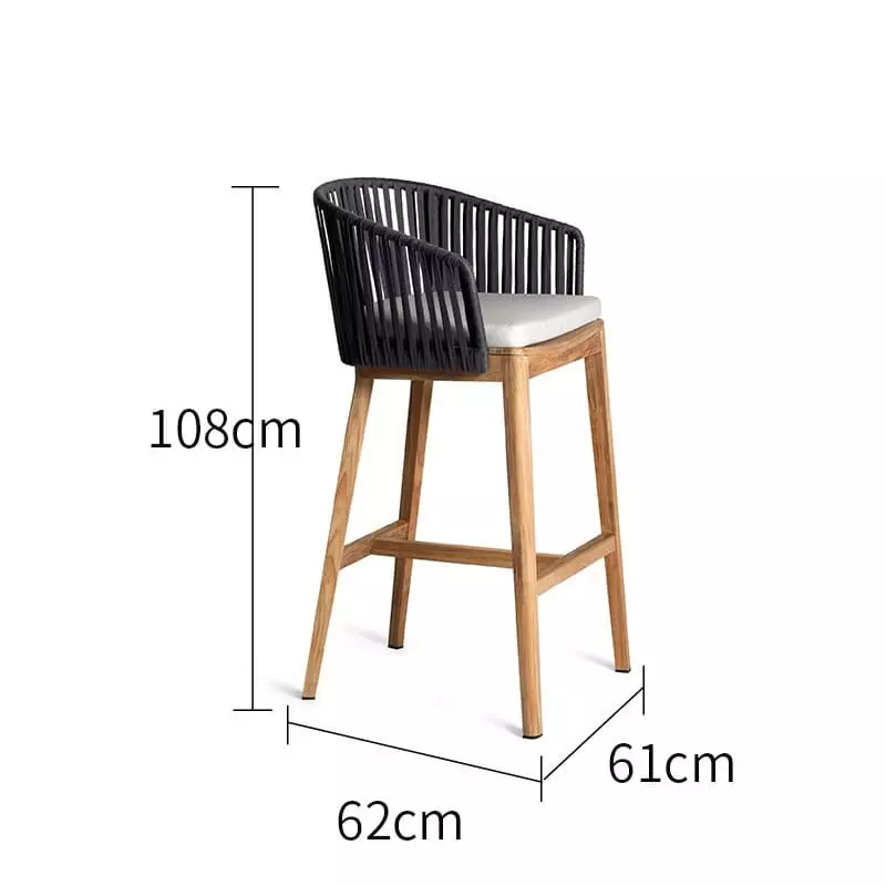 wicker wood bar stools 997