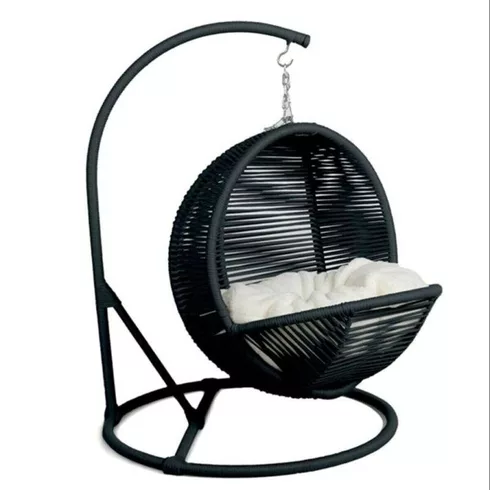 Hanging wicker cat bed best sale