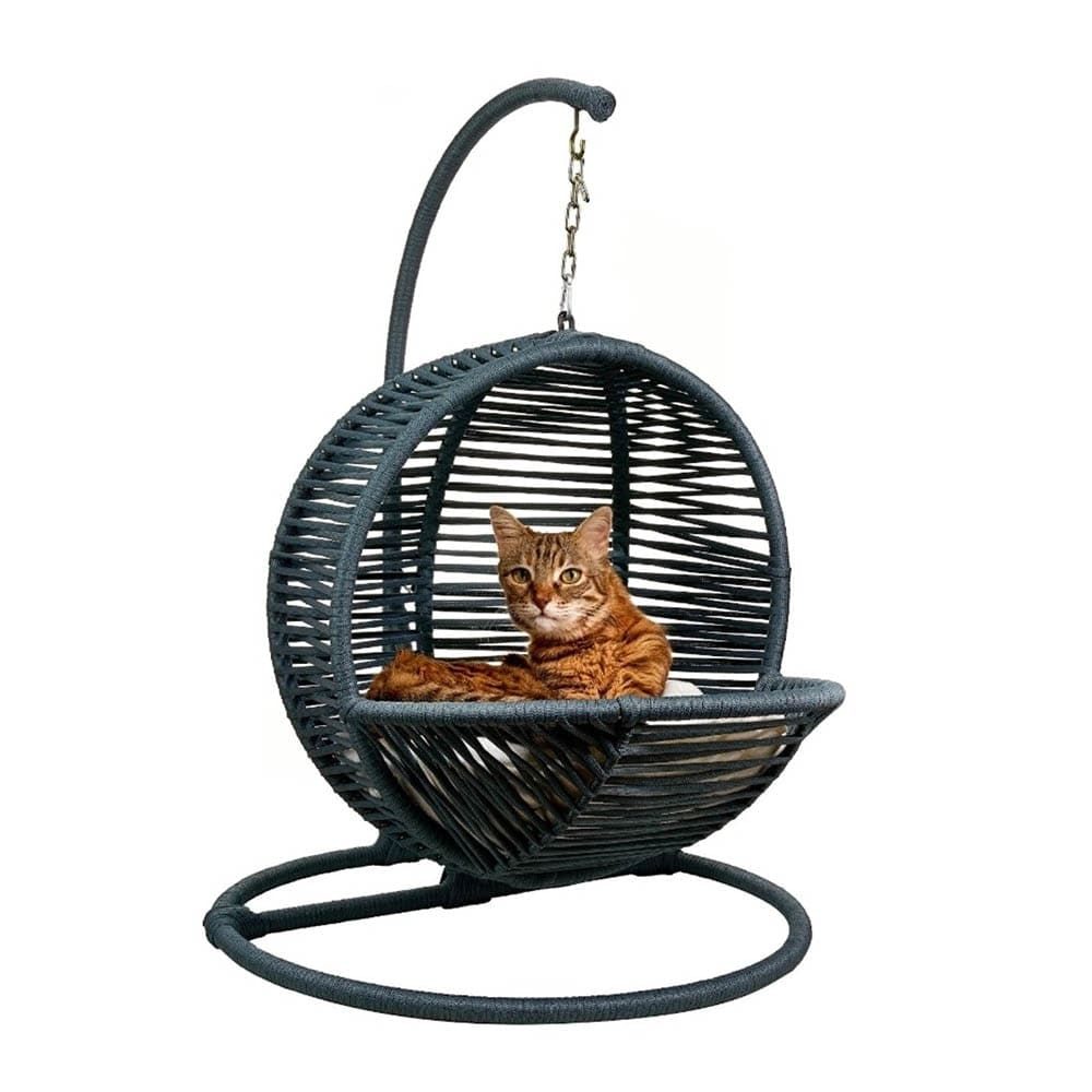 Hanging Cat Bed Wicker for home | The Wicker Home®