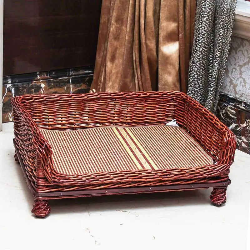 extra large wicker dog bed 144