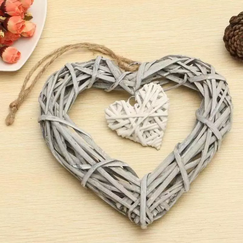 extra large wicker heart for wall 465