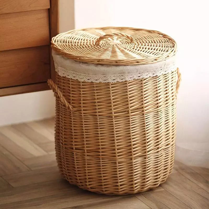 extra large wicker laundry basket 367