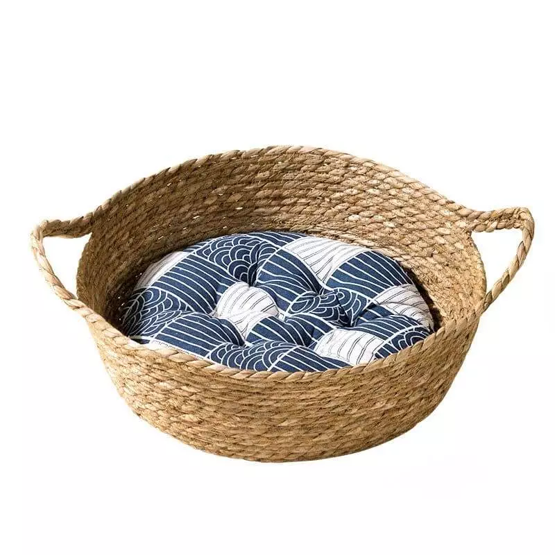 great and small wicker cat bed 772