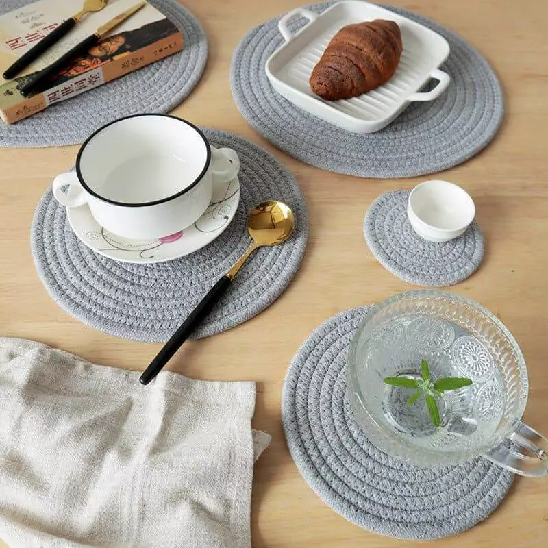 grey wicker placemats 754