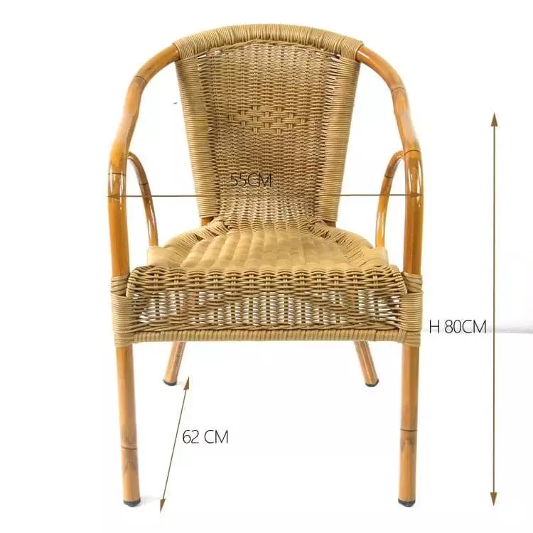 indoor wicker armchair 350