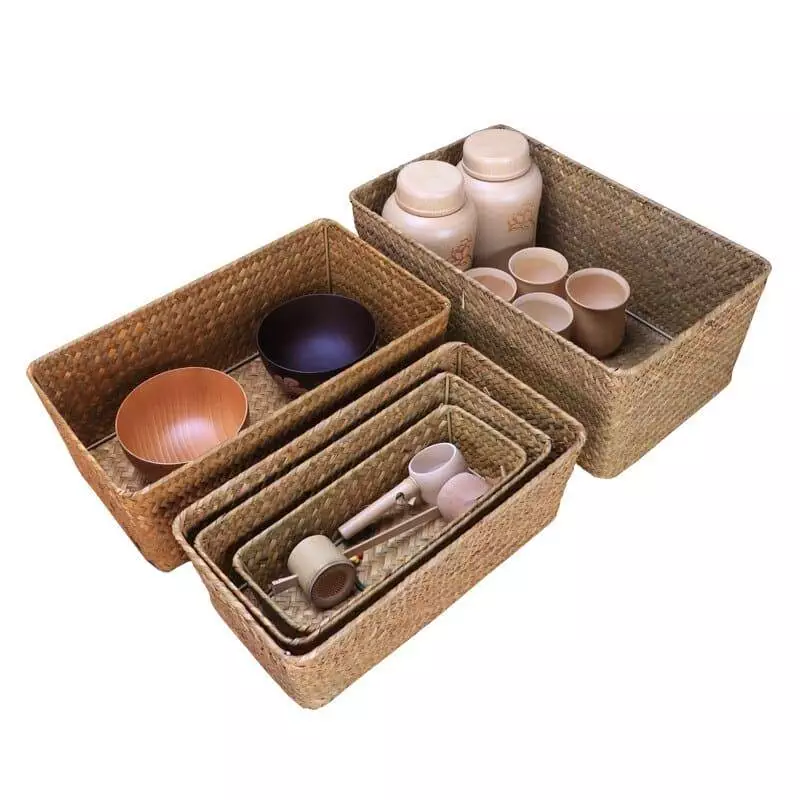 kitchen wicker basket drawers 472