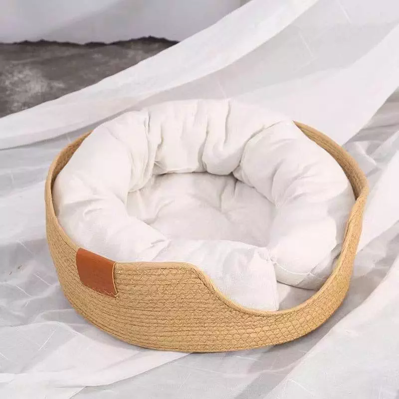 large wicker cat bed 689