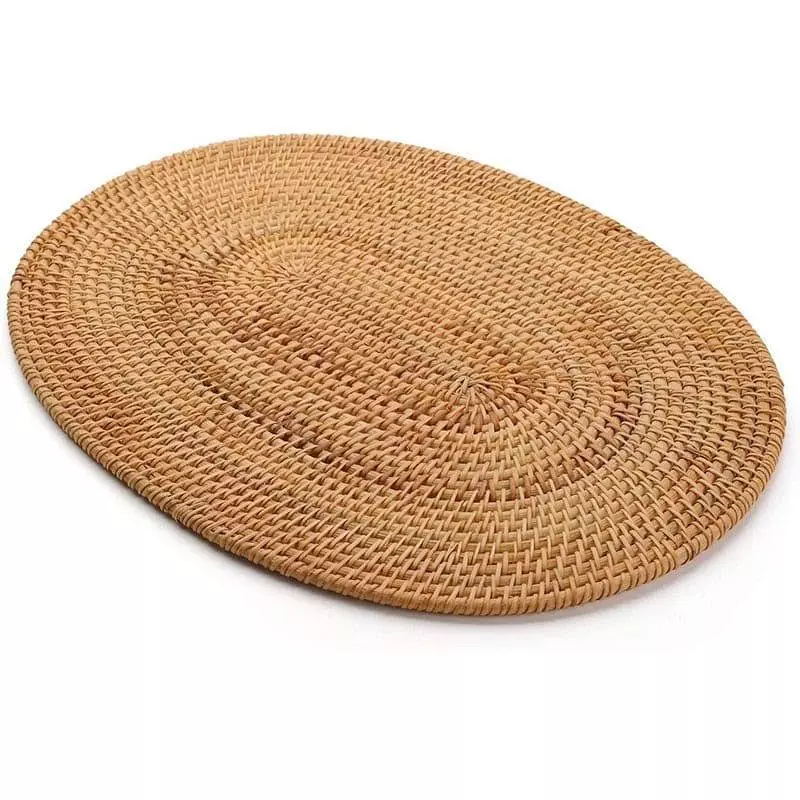 oval wicker placemats 345