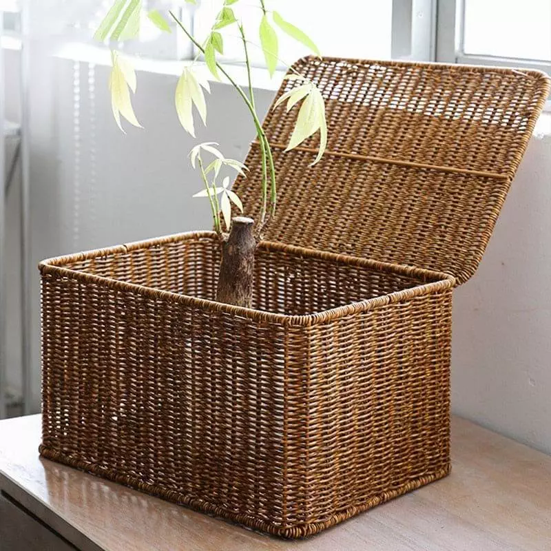 small wicker storage baskets 207