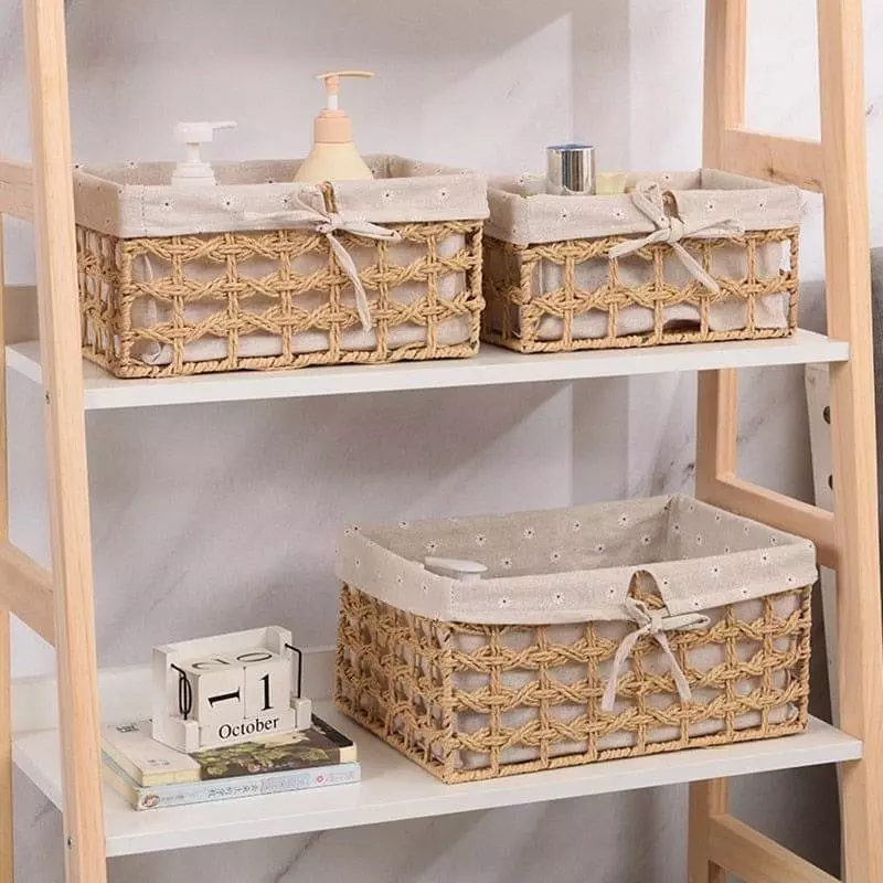 storage with wicker baskets 579