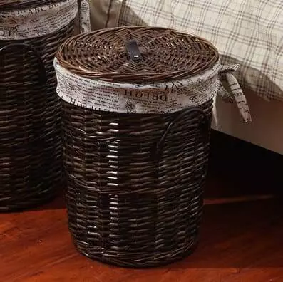traditional wicker laundry basket 271