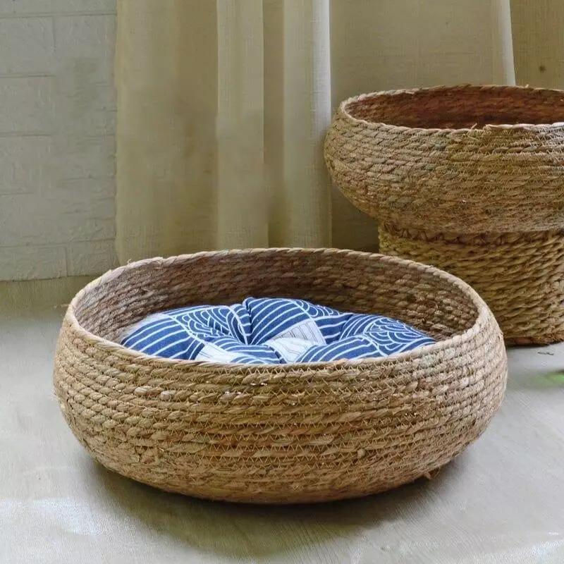 wicker pet beds for cats 202