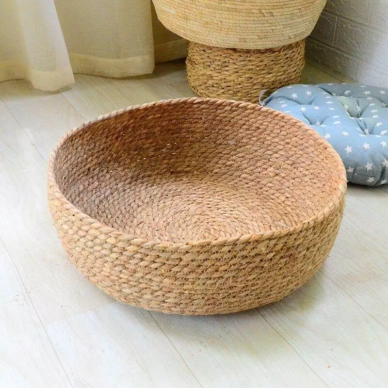 wicker pet beds for cats 586