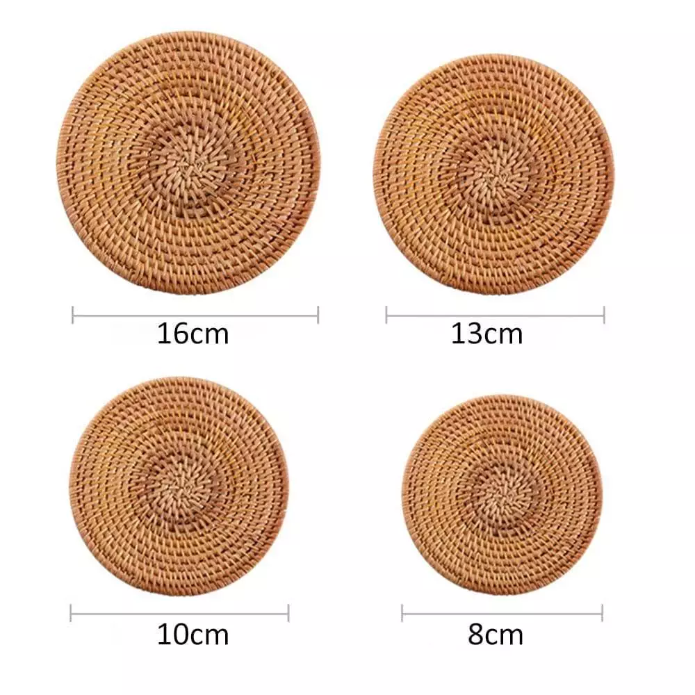 wicker placemats and coasters 419