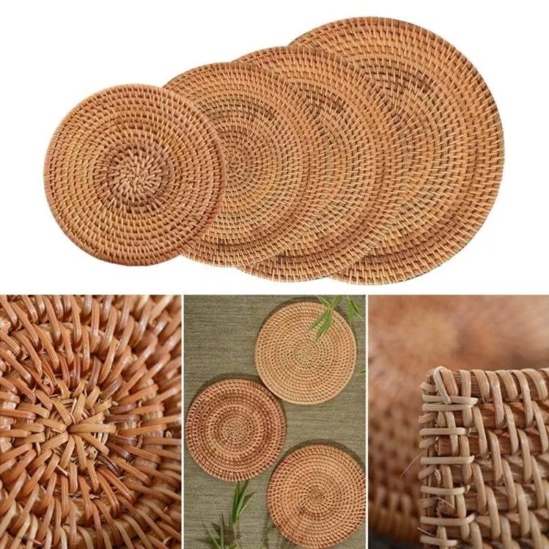 wicker placemats and coasters 541