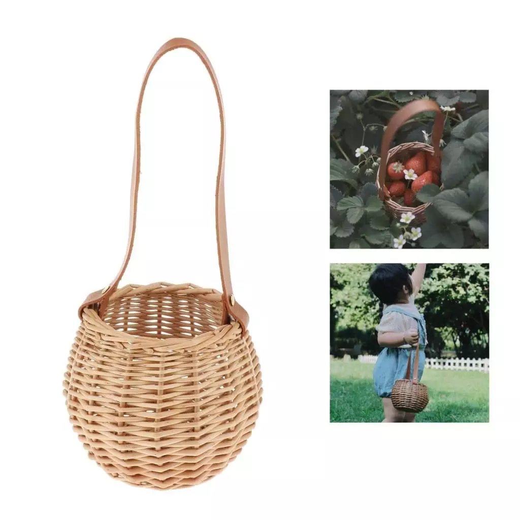 wicker washing basket with lid 944