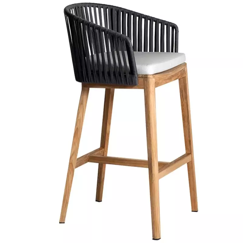 wicker wood bar stools 657